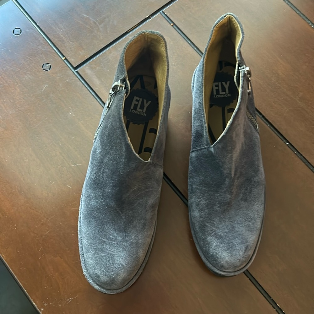 Fly London Suede Booties